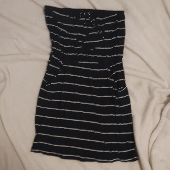 Stripped tube dress